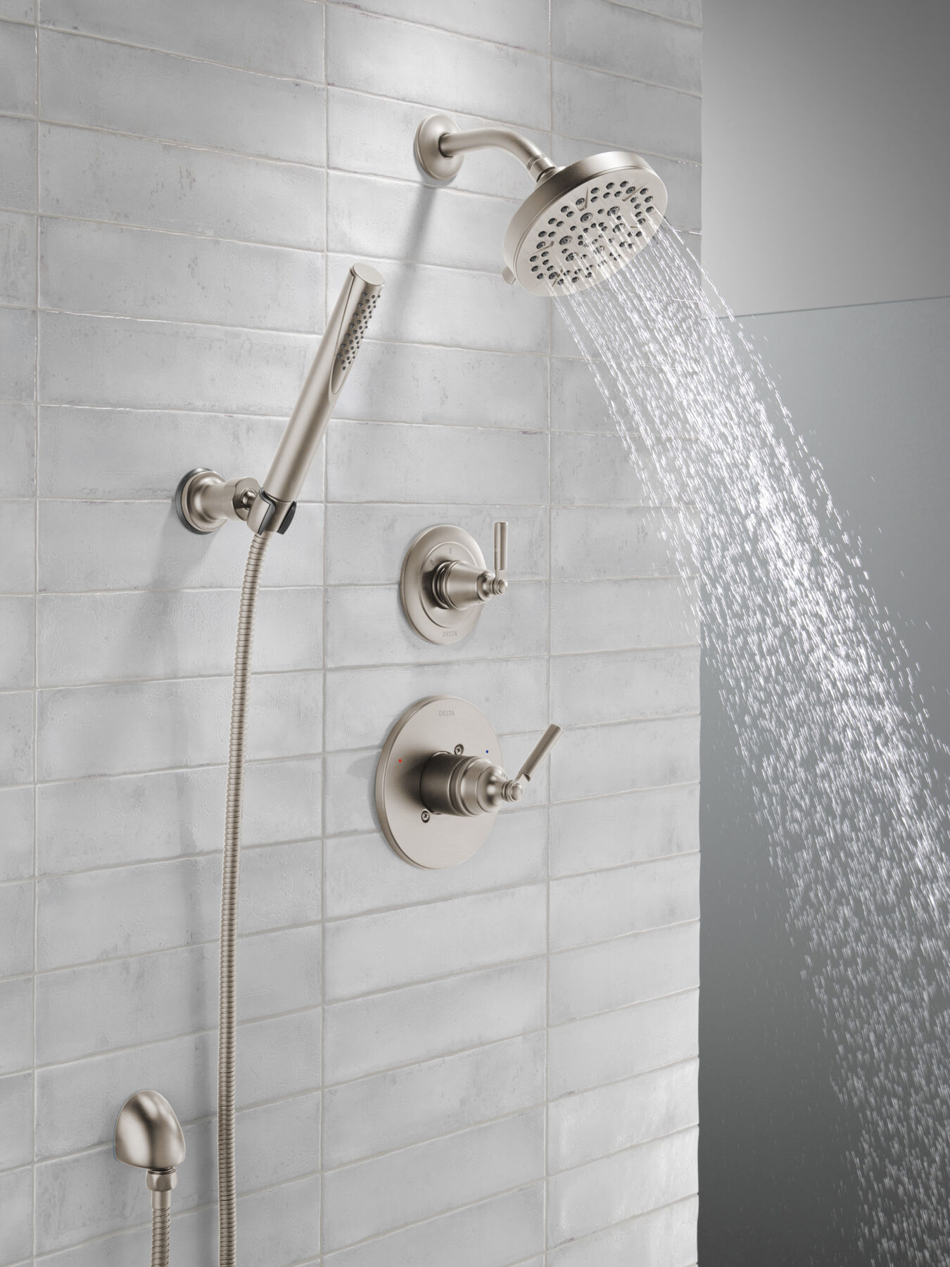 Ducha manual premium para montaje en pared ajustable de una sola función, imagen 19