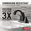 Llave para baño de combinación de dos manijas