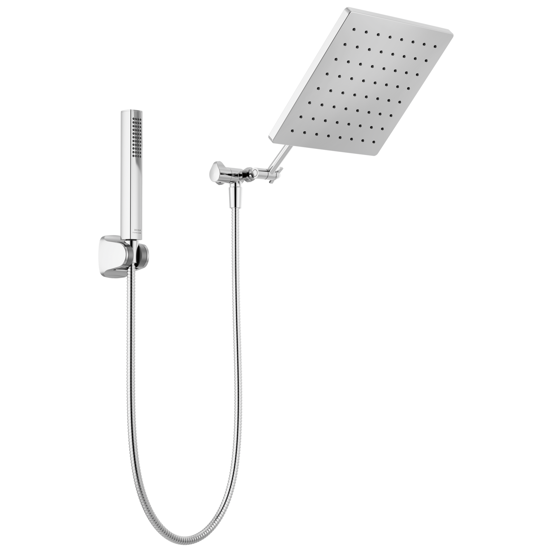 10 inch Raincan Shower Head & Hand Held Combo with Adjustable Extension Arm