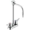 Two Handle 4 In Deck-mount Laboratory Mixing Faucet