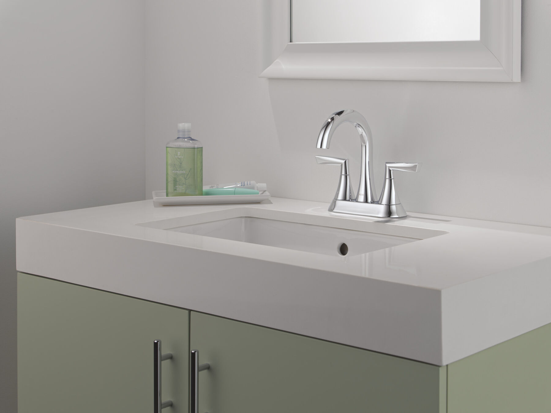 Llave para baño de combinación con dos manijas, imagen 4