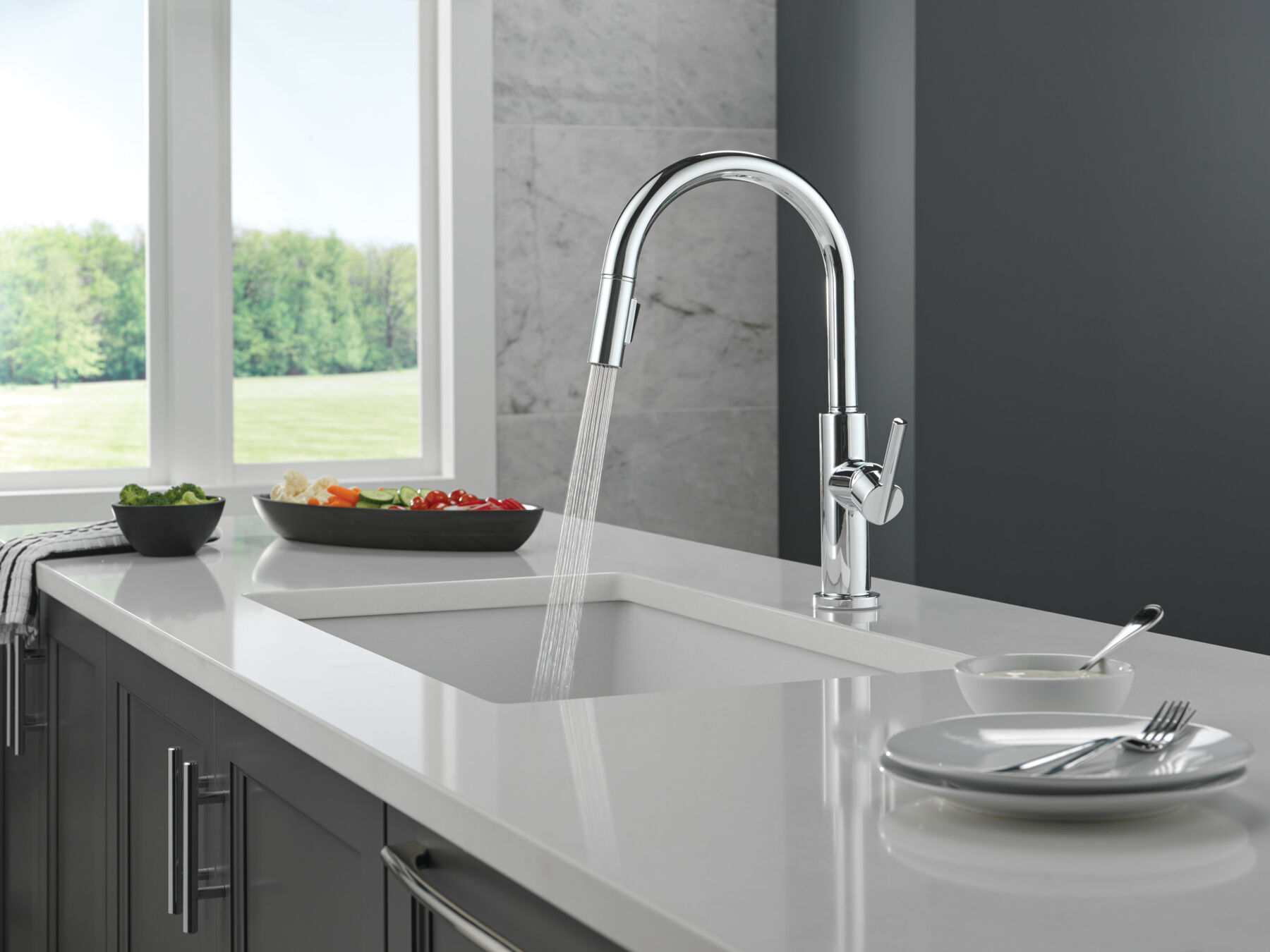 Llave para cocina monomando extensible, imagen 8