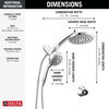 PivotPro™ 3-in-1 Combination Shower