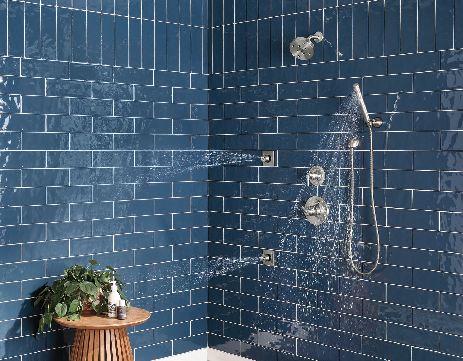 Ducha manual premium para montaje en pared ajustable de una sola función, imagen 37