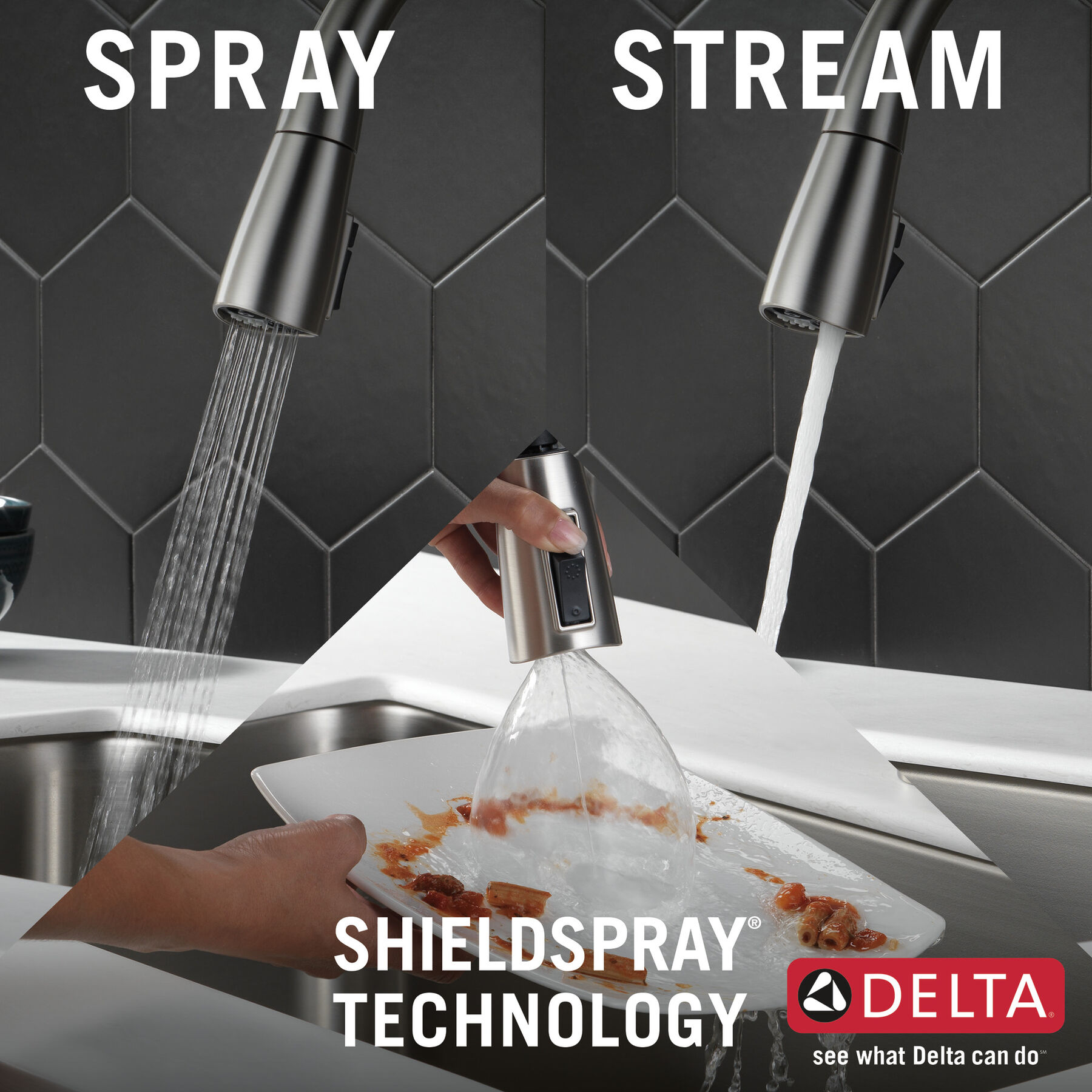 Llave para cocina monomando extensible con ShieldSpray, imagen 10
