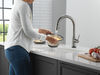 Touch2O with Touchless and VoiceIQ® Technology Single Handle Pull-Down Kitchen Faucet with Soap Dispenser