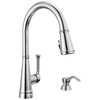 Llave para cocina monomando extensible con dispensador de jabón y tecnología ShieldSpray®