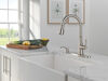 Llave para cocina monomando extensible con dispensador de jabón y tecnología ShieldSpray