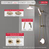 Columna de ducha redonda de 26" (producto recertificado)