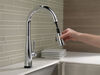 Llave para cocina monomando extensible con tecnología Touch<sub>2</sub>O®