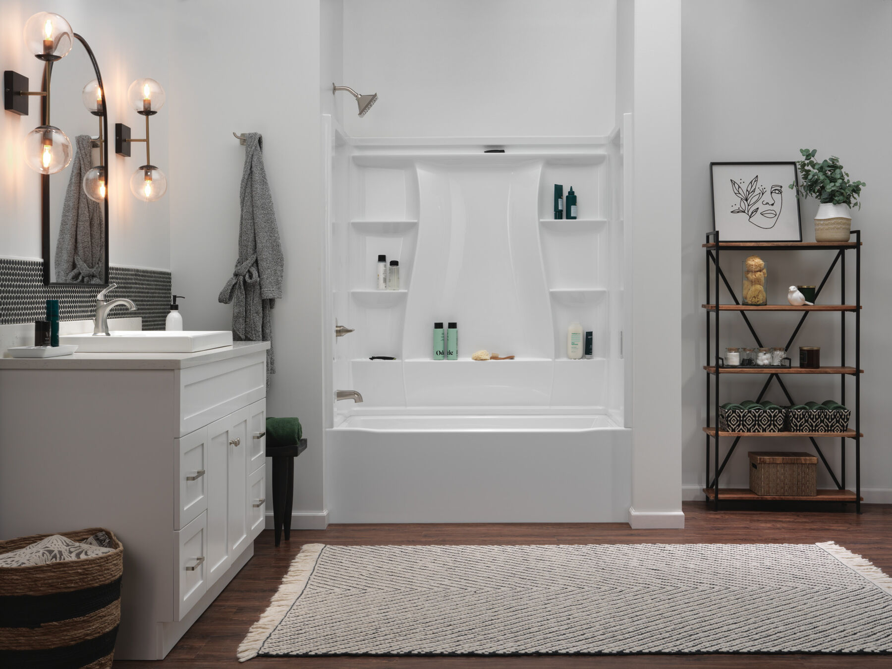60x30 Alcove Bathtub Bundle - Left, image 1