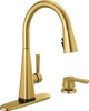 Touch2O Pull-Down Kitchen Faucet with Soap Dispenser Bundle
