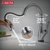 VoiceIQ® Kitchen Faucet with Touch<sub>2</sub>O® Technology with Touchless Technology