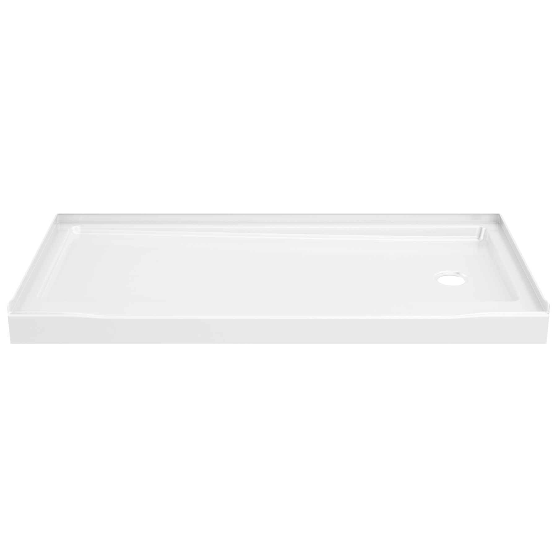 ProCrylic 60 in. x 30 in.Shower Base Right Drain
