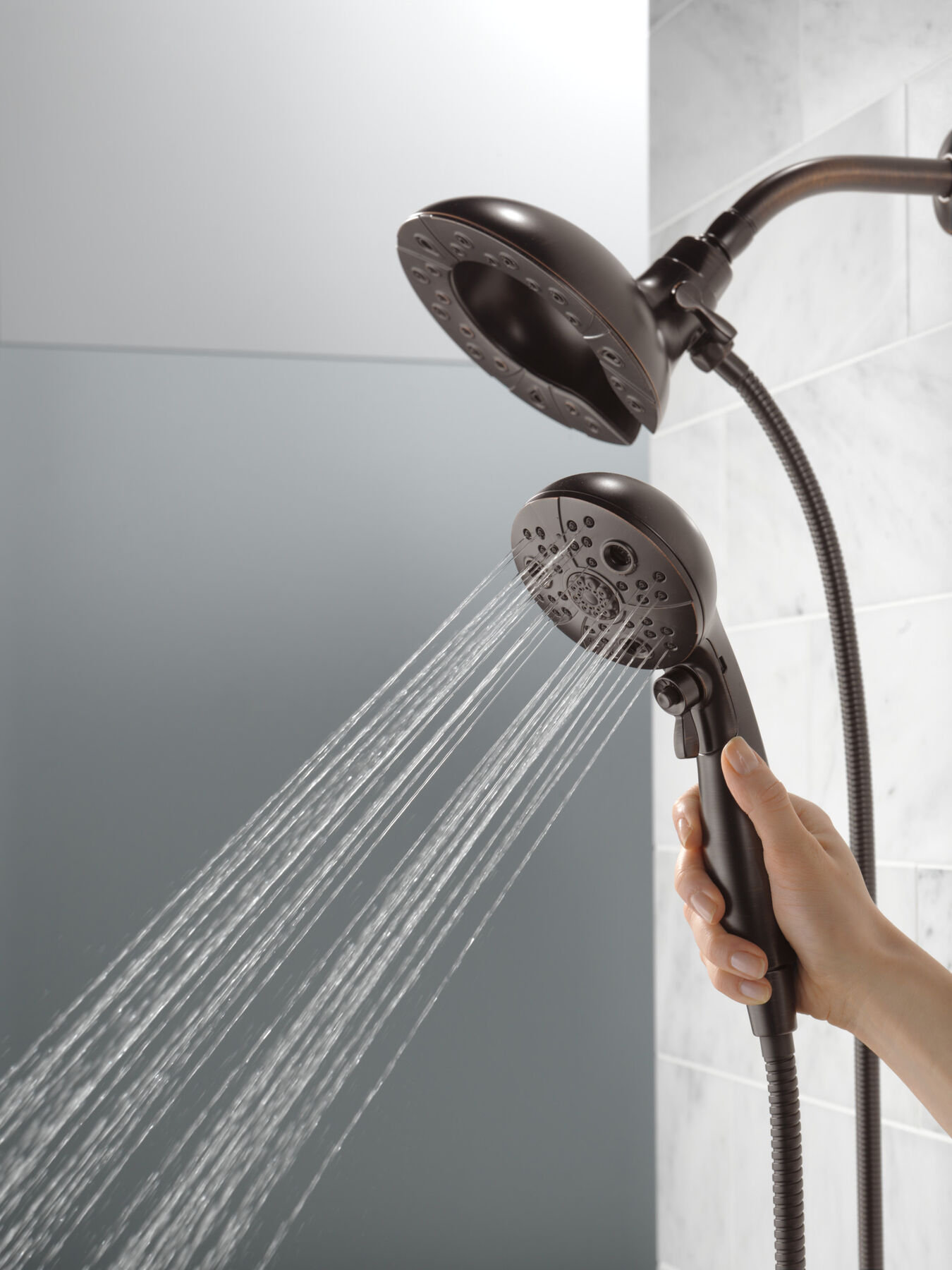 H<sub>2</sub>Okinetic® In2ition® 5-Setting Two-in-One Shower (Recertified), image 14