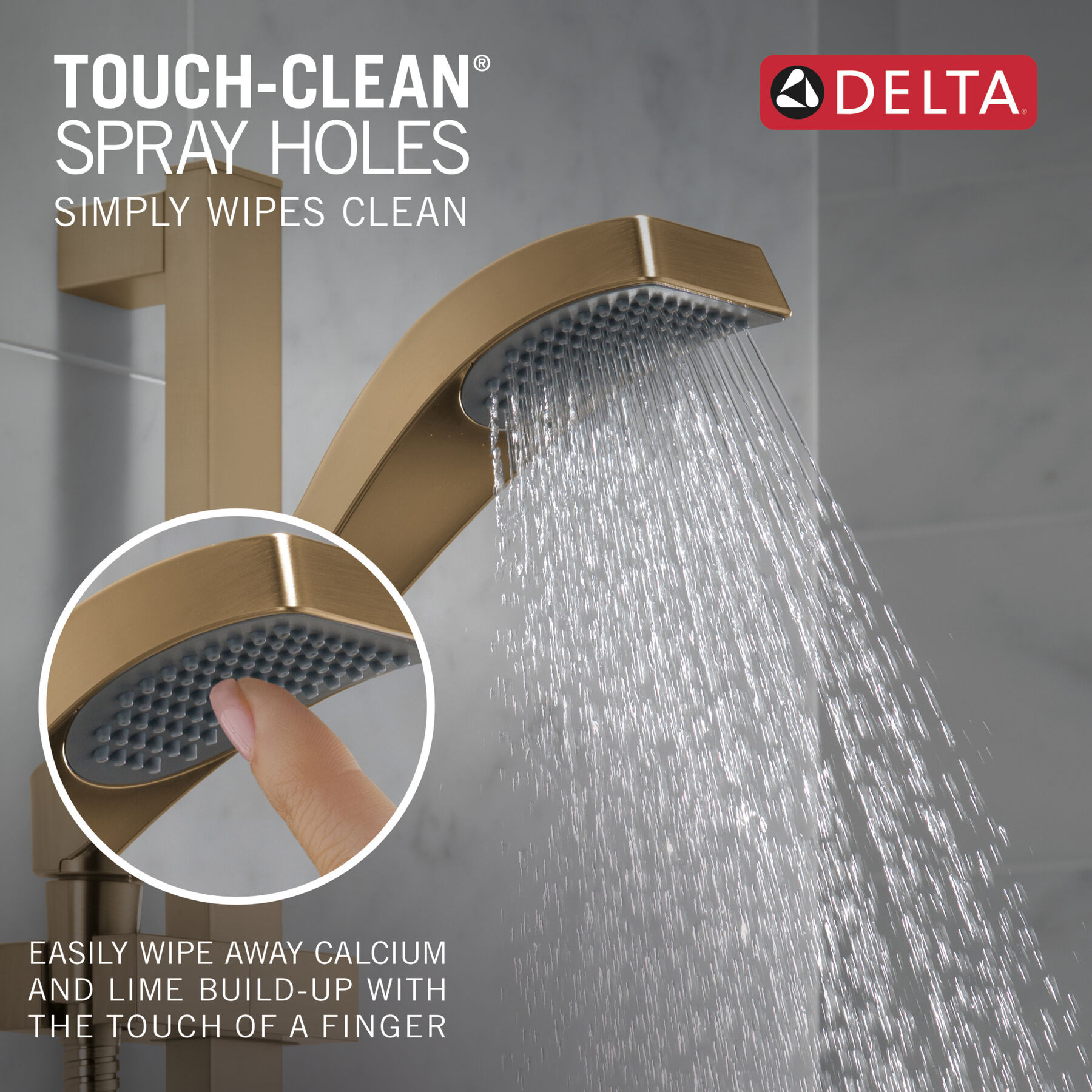 Ducha manual premium de una sola función con barra deslizante, imagen 5