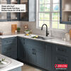 33” Workstation Kitchen Sink Undermount 16 Gauge Stainless Steel 50/50 Double Bowl with WorkFlow™ Ledge and Accessories