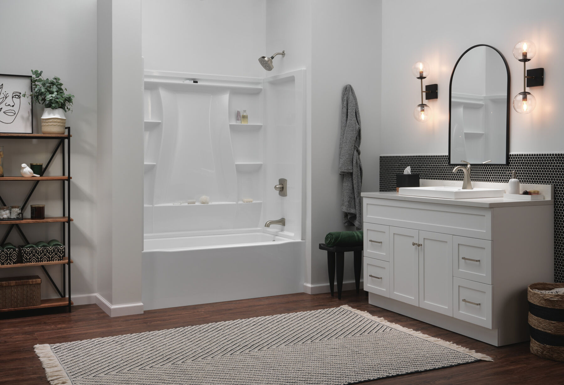 60x32 Alcove Bathtub Bundle - Right, image 2