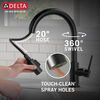 Llave de una manija con tubo de salida deslizable para cocina