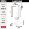 48x34 Corner Shower Bundle - Right