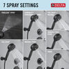 7-Setting Wall Mount Hand Shower with Cleaning Spray (Recertified)