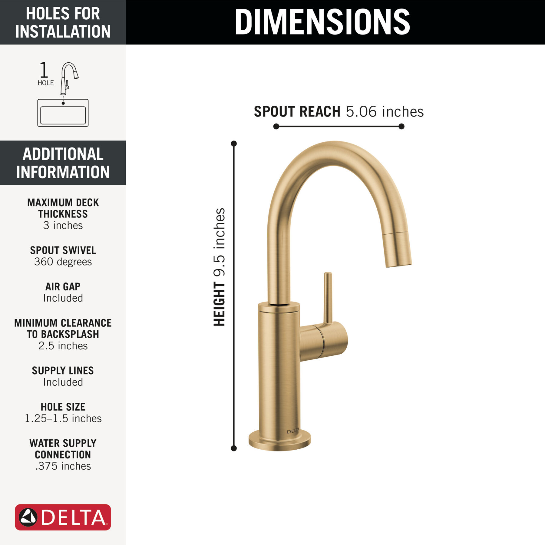 Llave de agua fría purificada redonda contemporánea, imagen 4