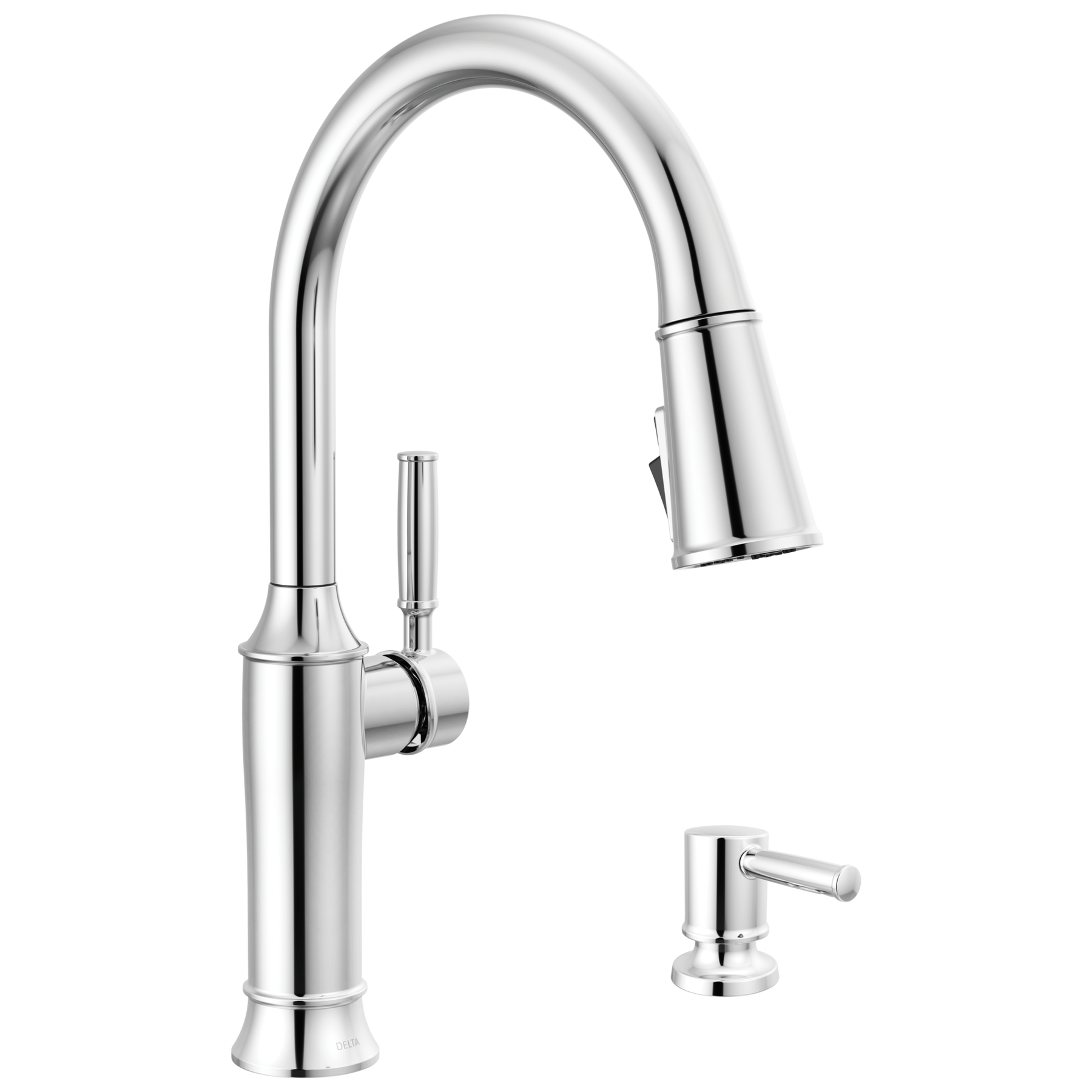 Pull-Down Kitchen Single Handle with Soap Dispenser Bundle