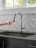 Llave para cocina monomando extensible con tecnología Touch<sub>2</sub>O®