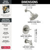 Widespread Lavatory Faucet with Tub Shower Trim Bundle - 14 Series