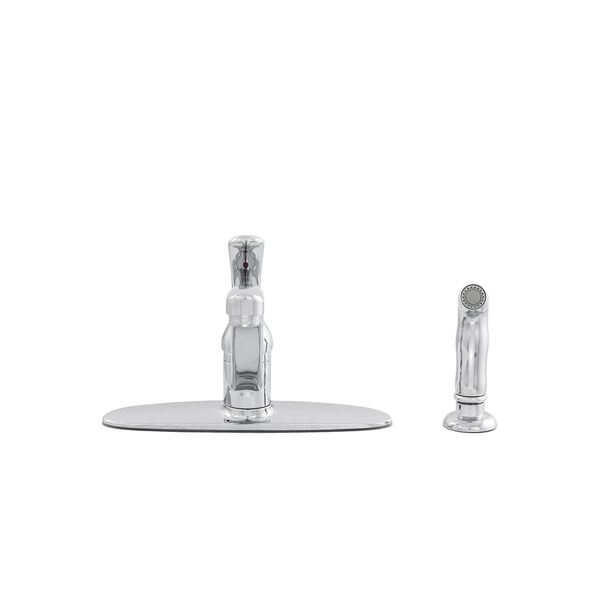 Llave para cocina monomando con rociador (producto recertificado)