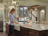 Llave para cocina monomando extensible con tecnologías Touch<sub>2</sub>O® y ShieldSpray®