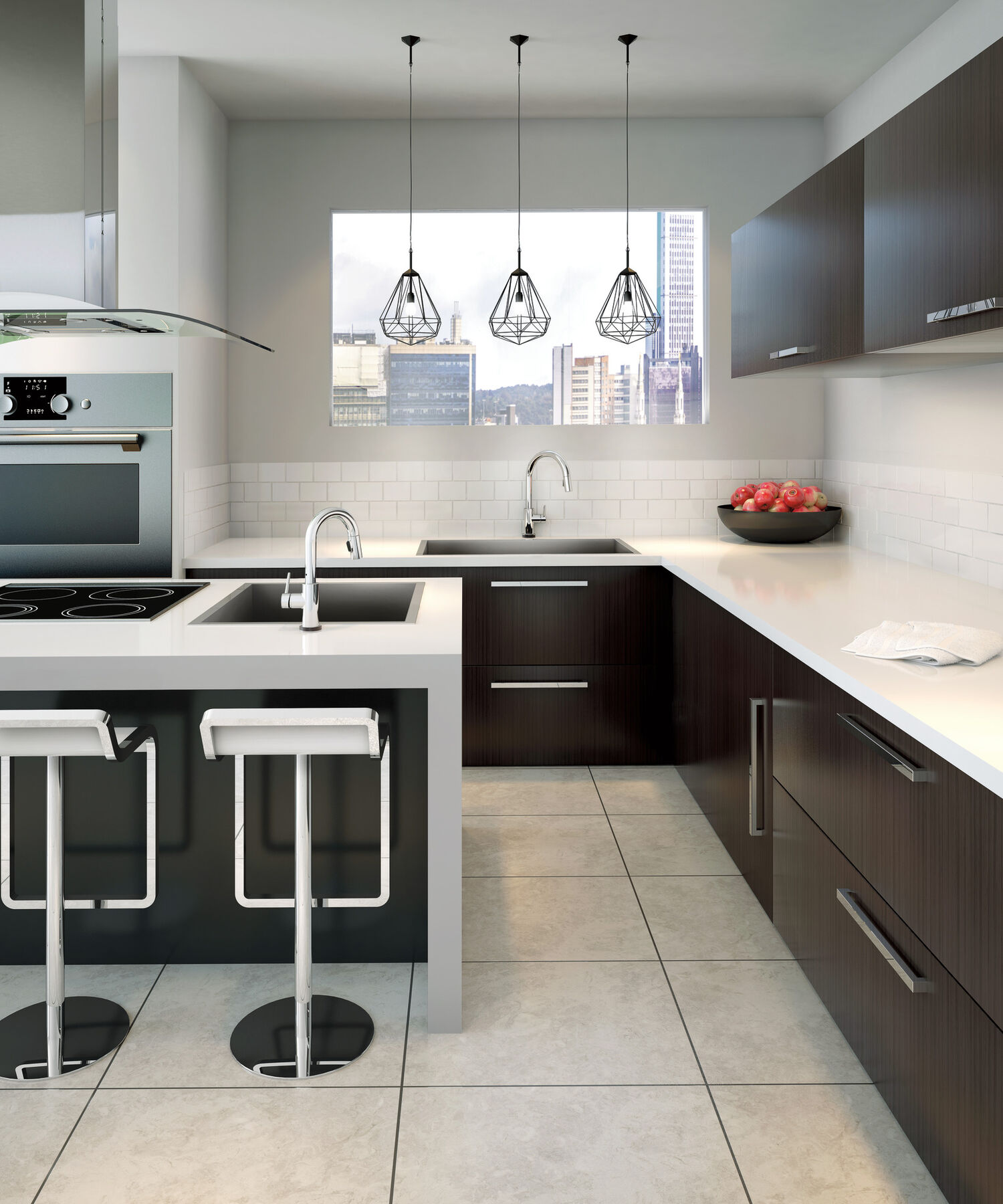 Llave para cocina monomando extensible con tecnología Touch<sub>2</sub>O®, imagen 5