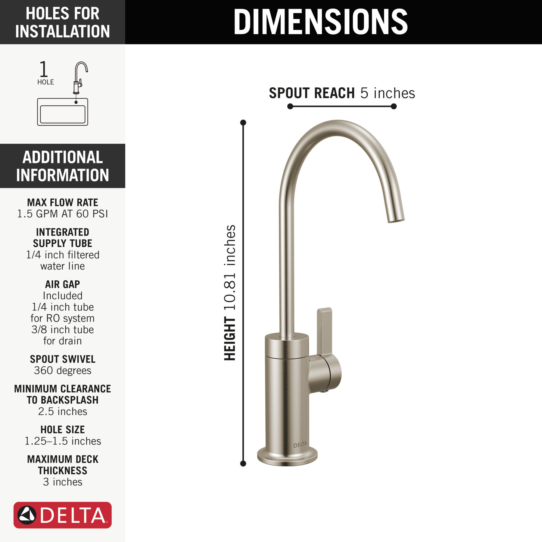 Tankless Under Sink 6-Stage Reverse Osmosis System with Beverage Faucet Bundle, image 5