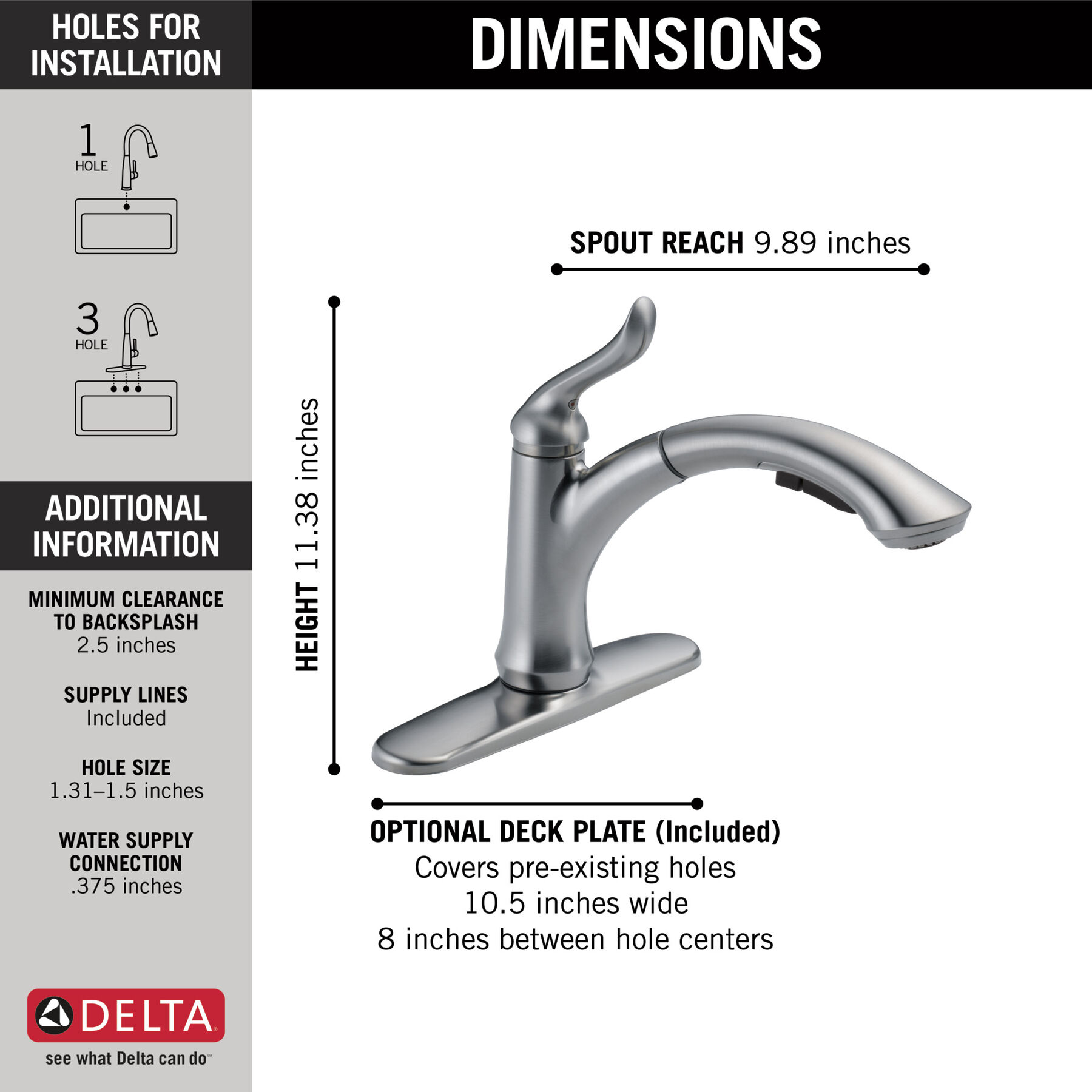 Llave para cocina retráctil de una manija de consumo eficiente de agua (producto recertificado), imagen 2