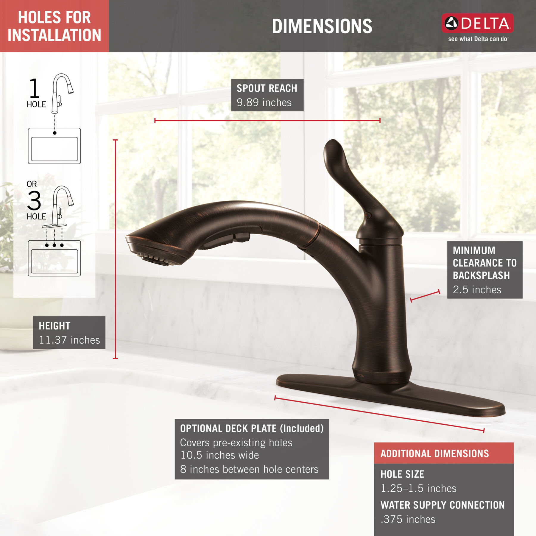 Llave para cocina monomando desplegable (producto recertificado), imagen 2