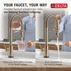 Touch<sub>2</sub>O® Technology Kitchen Faucet with Touchless Technology