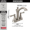 Llave para baño de combinación de dos manijas