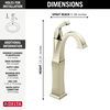 Single Handle Vessel Bathroom Faucet (Recertified)