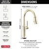 Touch<sub>2</sub>O® Technology Kitchen Faucet with Touchless Technology