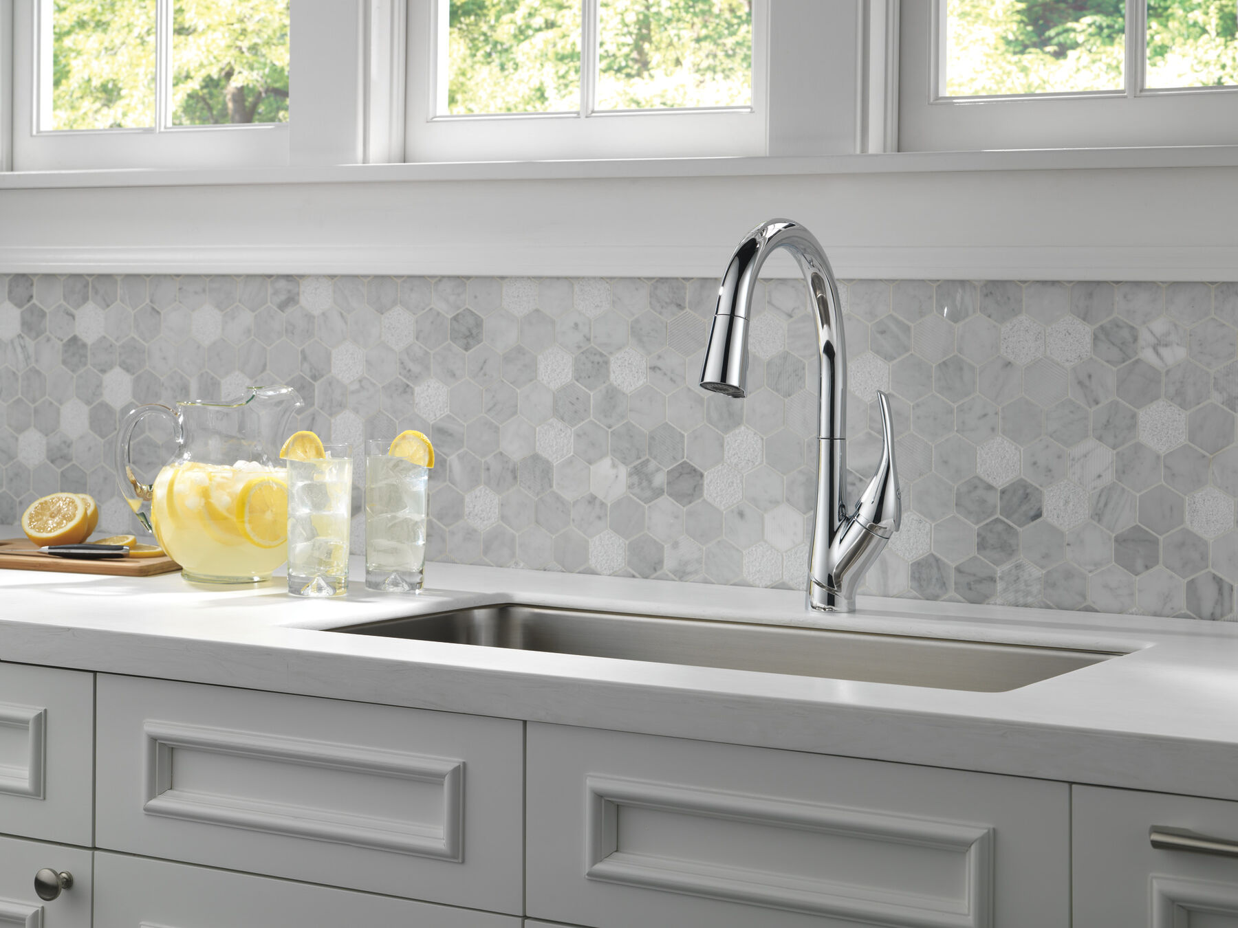 Llave para cocina monomando extensible con tecnología ShieldSpray®, imagen 12