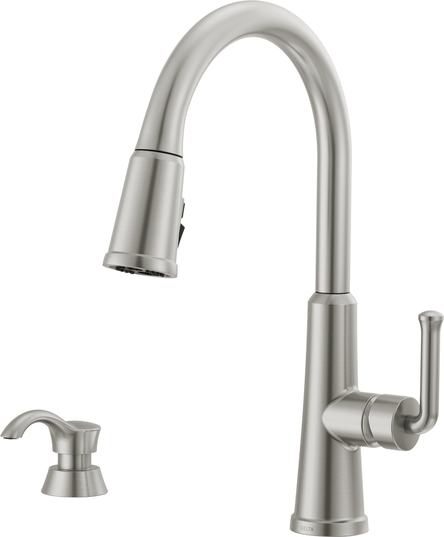Llave para cocina monomando extensible con dispensador de jabón y tecnología ShieldSpray®, imagen 2