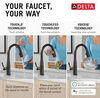 VoiceIQ® Single Handle Pull-Down Faucet with Touch<sub>2</sub>O® Technology