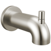 Tubo de salida para bañera con desviador deslizable