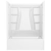 60x32 Alcove Bathtub Bundle - Left
