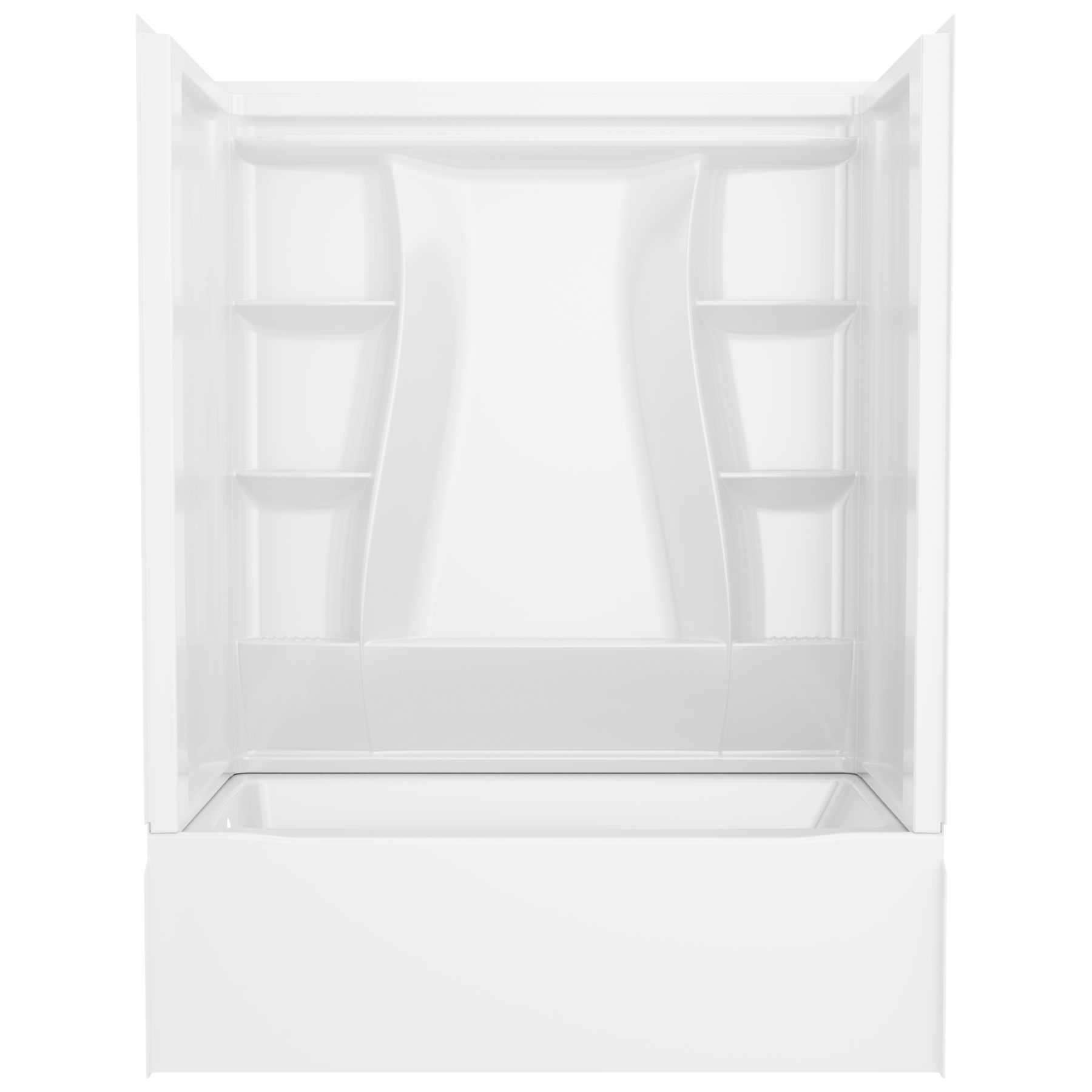 60x32 Alcove Bathtub Bundle - Left