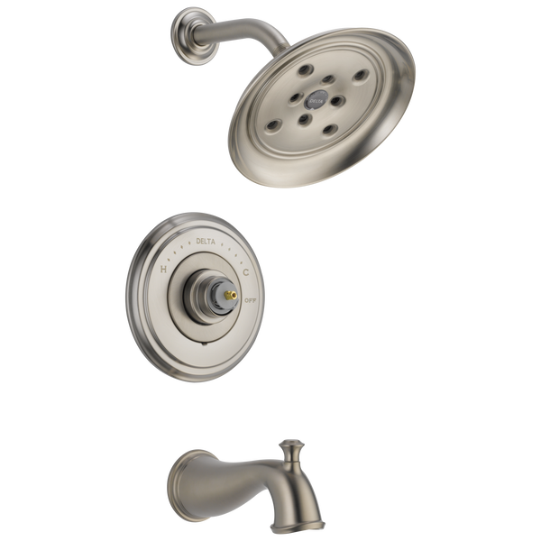 Terminaciones de ducha y bañera Monitor® serie 14 con H<sub>2</sub>Okinetic®, sin manija