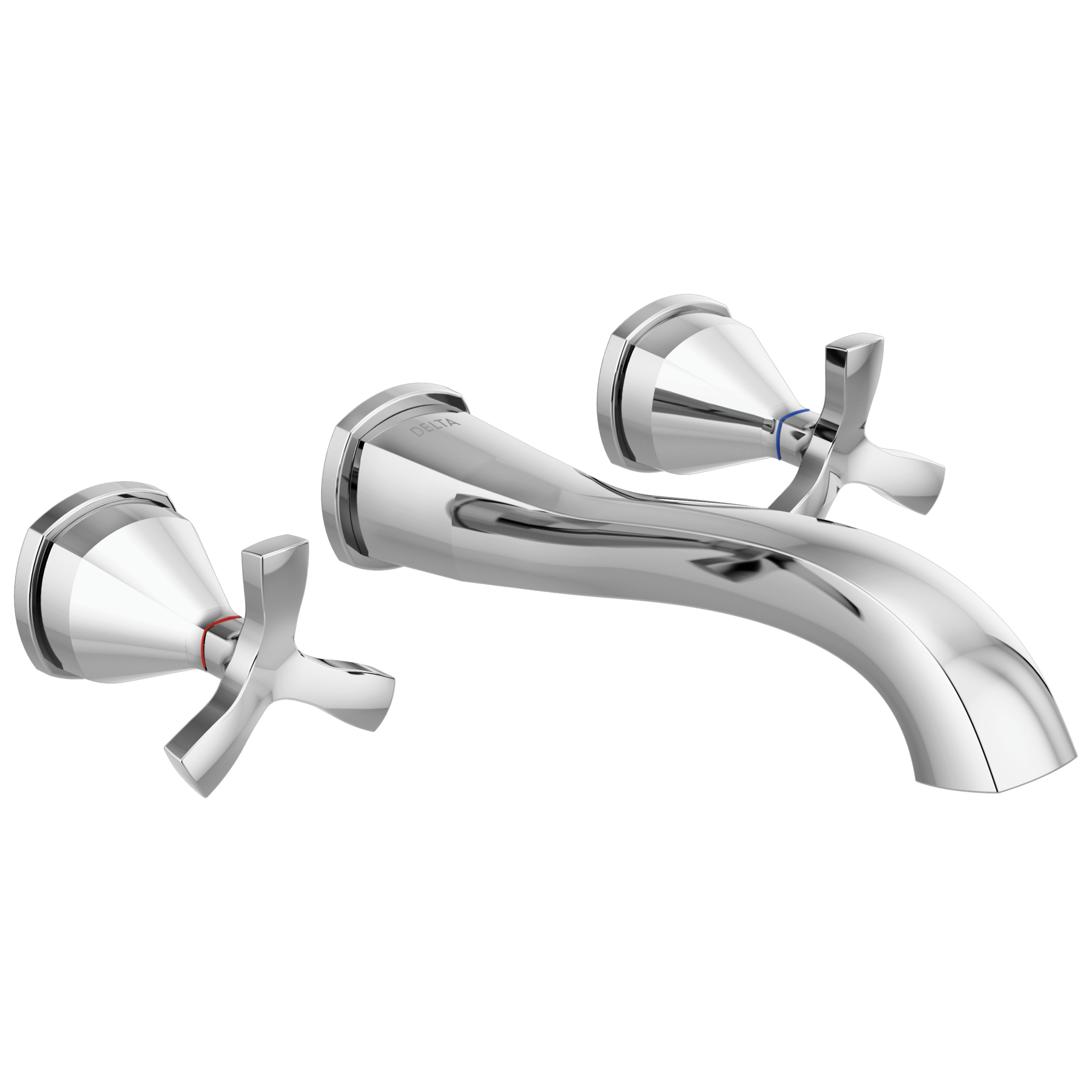 Accesorio para llave para baño de dos manijas de montaje en pared