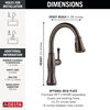 Touch<sub>2</sub>O® Technology Kitchen Faucet with Touchless Technology