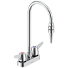 Two Handle 4 In Deck-mount Laboratory Mixing Faucet