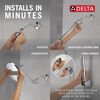 Adjustable Raincan Shower Head with Hand Shower